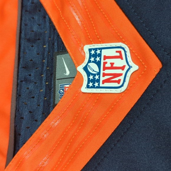 Nike On-Field NFL Players #17 Brock Osweiler Denver Broncos Jersey Size 44 - Picture 6 of 10